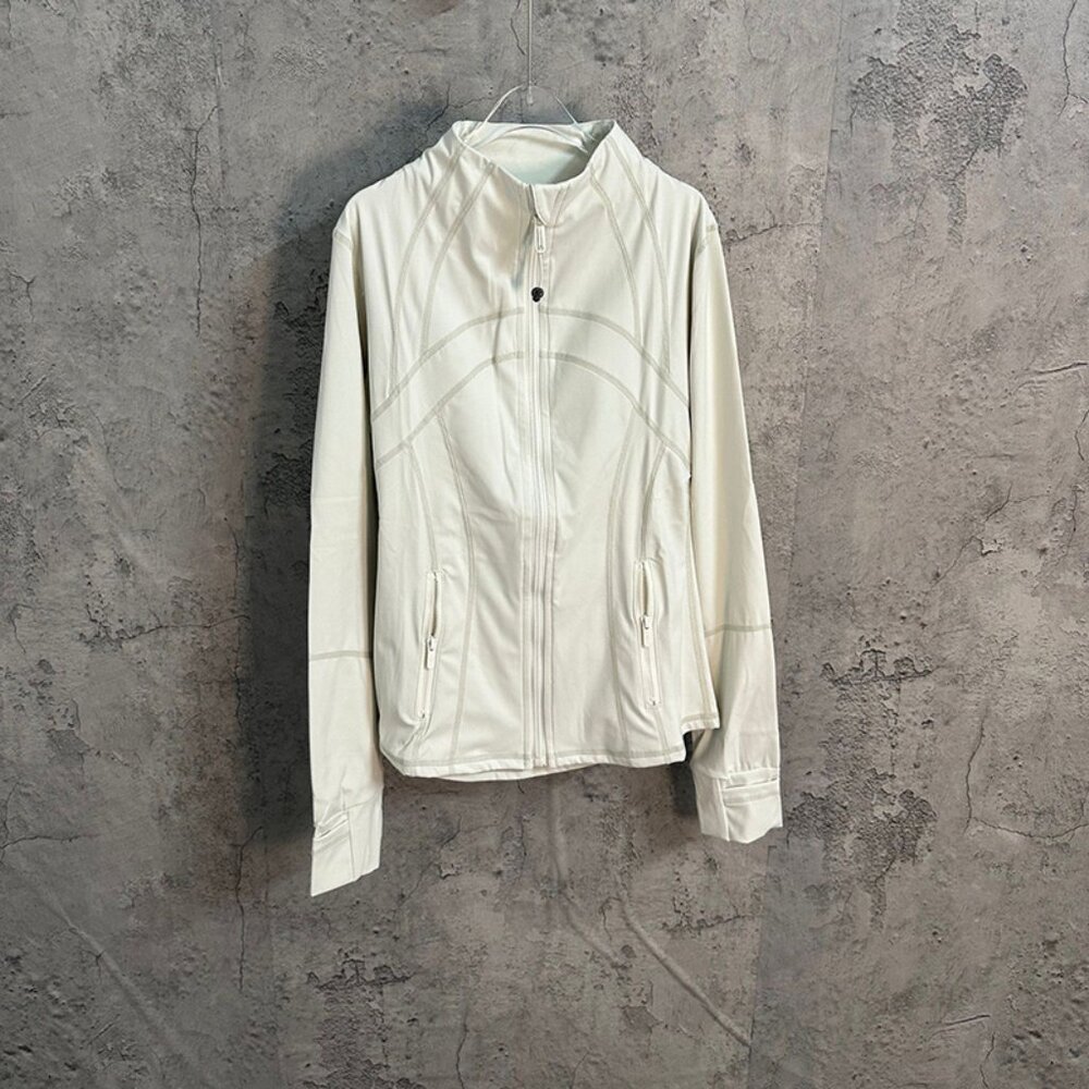 Lululemon Athletica White Yoga Jacket